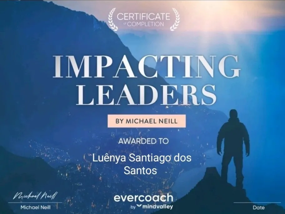 Luênya Santiago dos Santos Impacting Leaders-Zertifikate